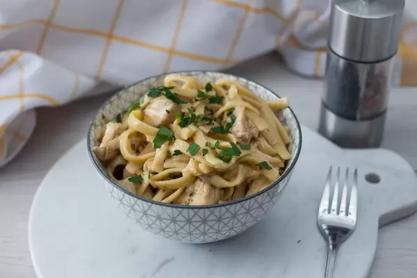 Hähnchen Alfredo Pasta 1