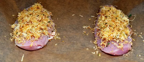 Hähnchen mit Bergkäse