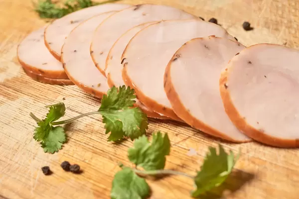 Halal Meat prepared with smoked chicken