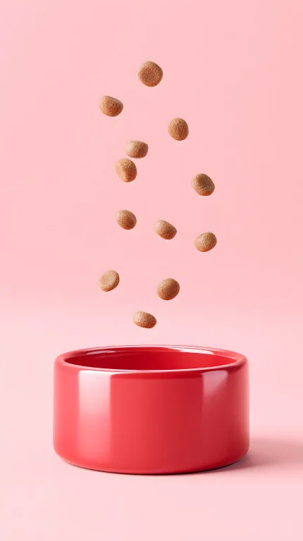 Haltbare Leckerchen in roter Schüssel