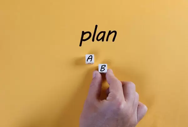 Hand choosing plan B