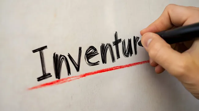 Handschriftliche Inventur in modernem Layout