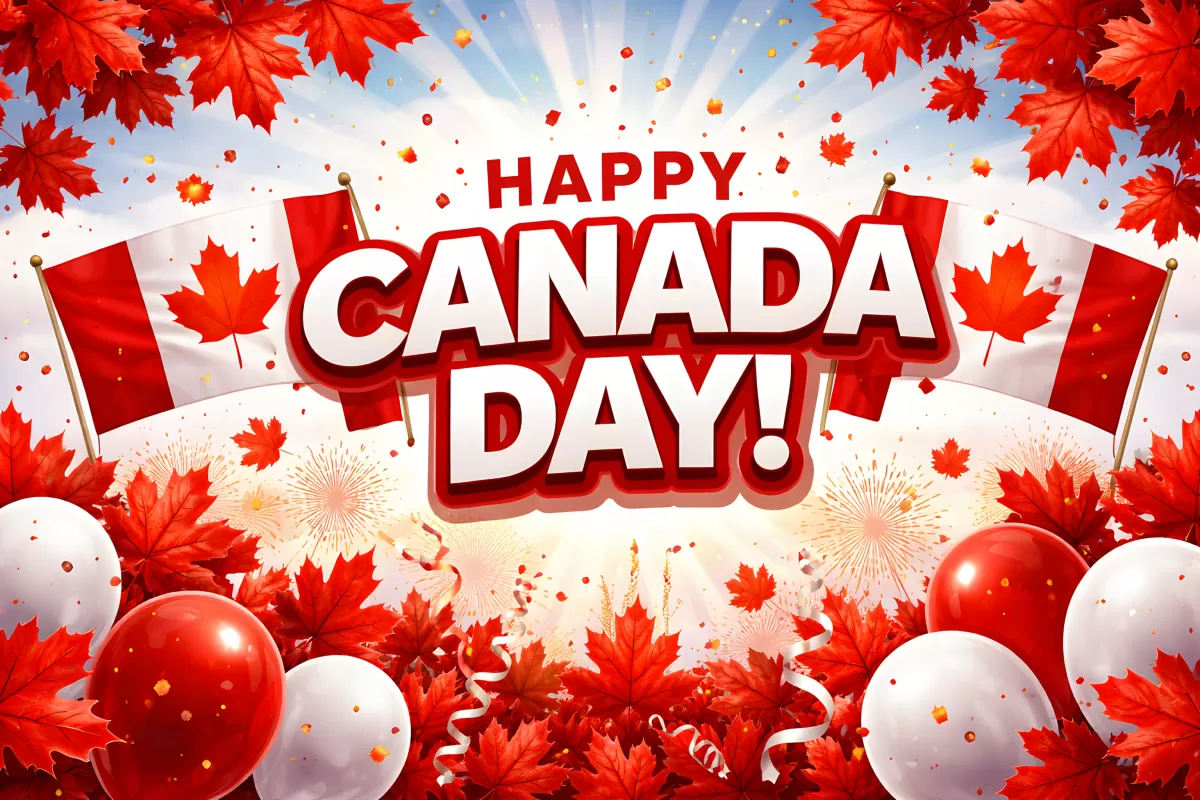 Happy Canada Day am 1. Juli