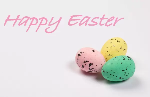 Happy Easter greeting card