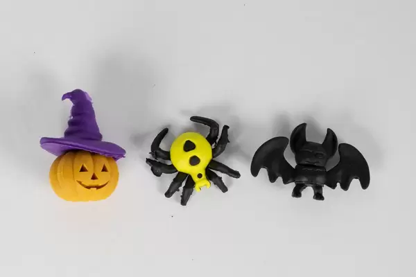 Happy Halloween - Aufsicht auf Halloween Deko