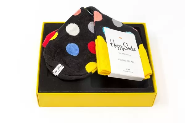 Happy Socks - Baumwollsocken in einer Geschenkbox