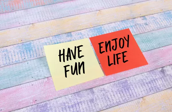 Have Fun, Enjoy Life- sticky notes set