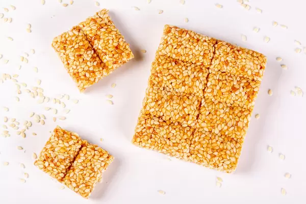 Healthy bar - candy made of sesame and honey
