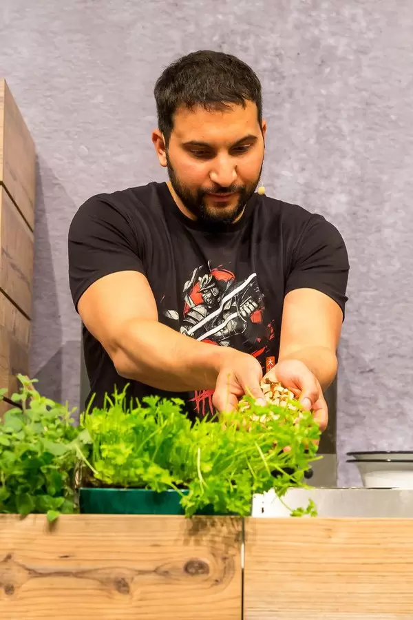 Healthy cooking with Attila Hildmann - FIBO Cologne 2018