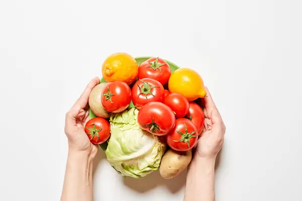 Healthy food background