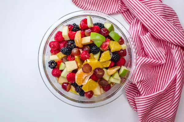 Healthy Fruit Salad Top View  (Flip 2020)