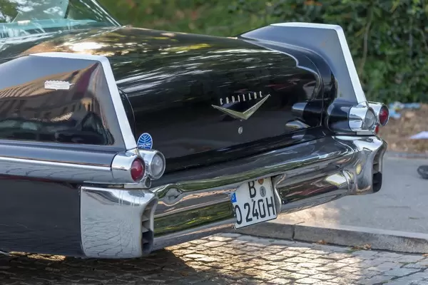 Heck eines Oldtimers Cadillac Sedan de Ville