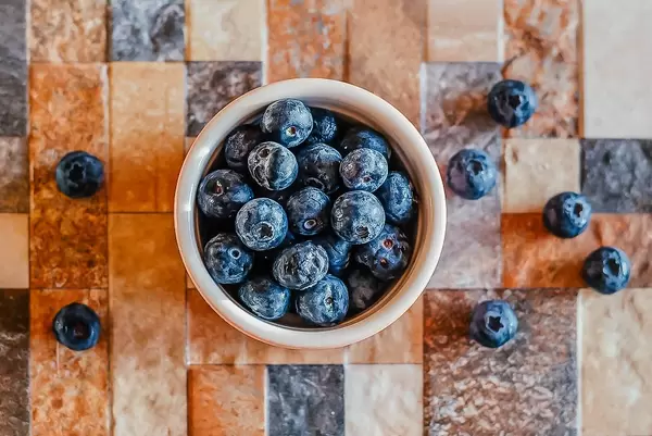 Heidelbeeren in einer Schale