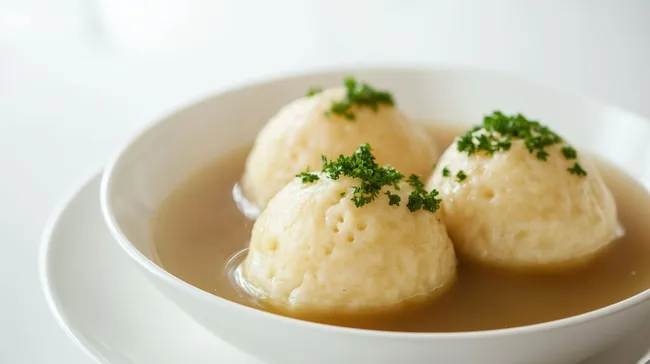 Heimische Kluftknödel in Brühe - Traditionelles bayerisches Gericht