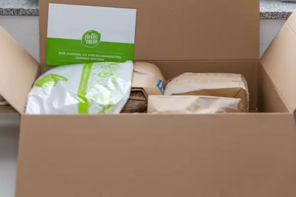 Hellofresh Lieferung: Unboxing
