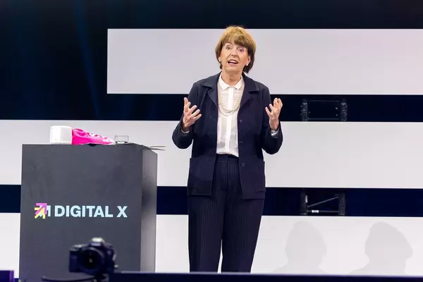 Henriette Reker at Digital X in Cologne as the city representative