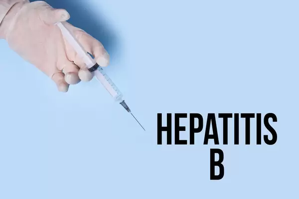Hepatitis B and hand hold syringe