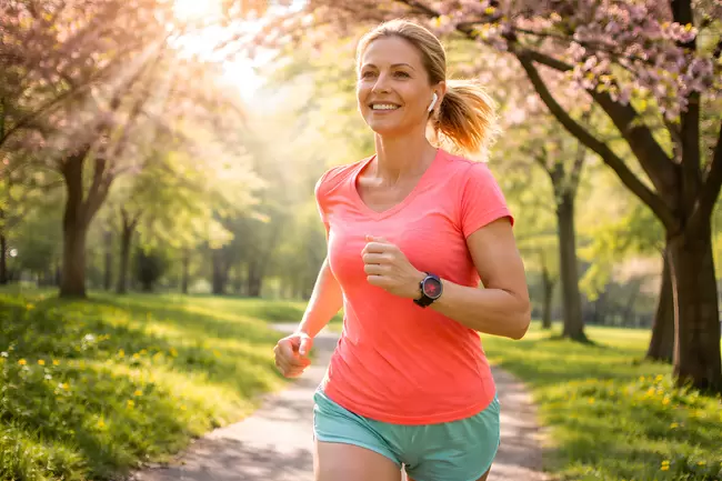 Herzgesundheit und Lebensstil – Jogging im Park