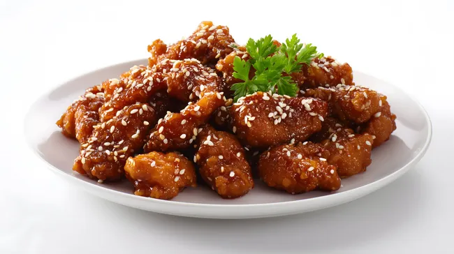 Herzhaftes Sesam-Hähnchen in Süßer Soße