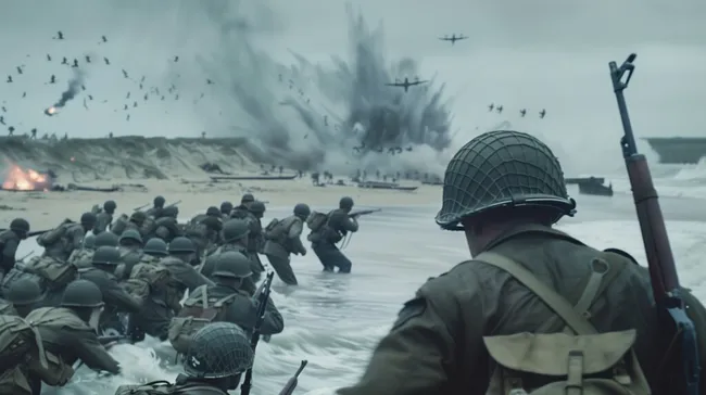 Historische D-Day-Landung im 2. Weltkrieg