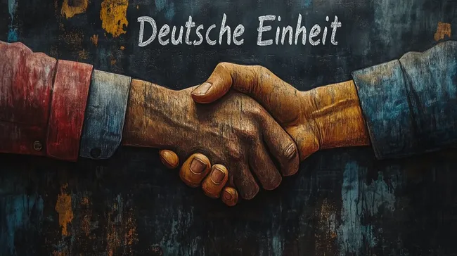 Historische Einheit durch Handschlag