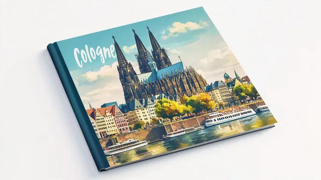 Historische Stadtansicht von Köln mit berühmtem Kölner Dom