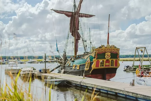 Historisches Segelschiff Libava