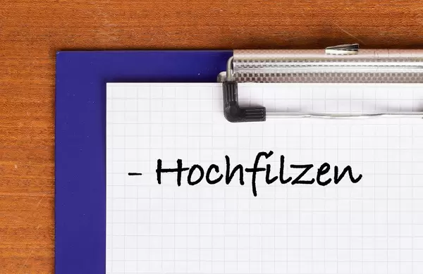 Hochfilzen text on clipboard