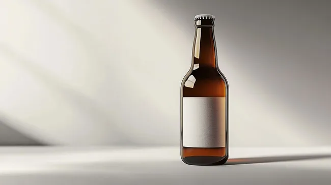 Hochwertige Craft-Bierflasche mit individuellem Etikett