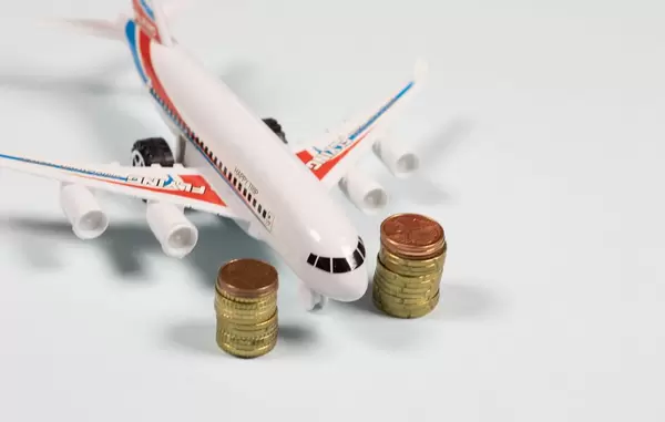 Holiday saving money concept