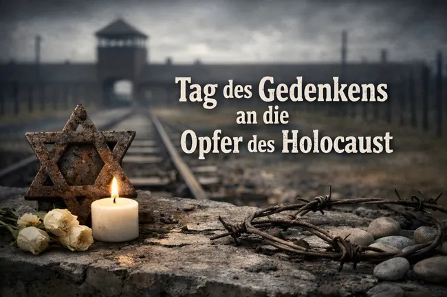 Tag des Gedenkens an die Opfer des Holocaust am 27. Januar
