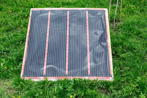 Home heating system with infrared film