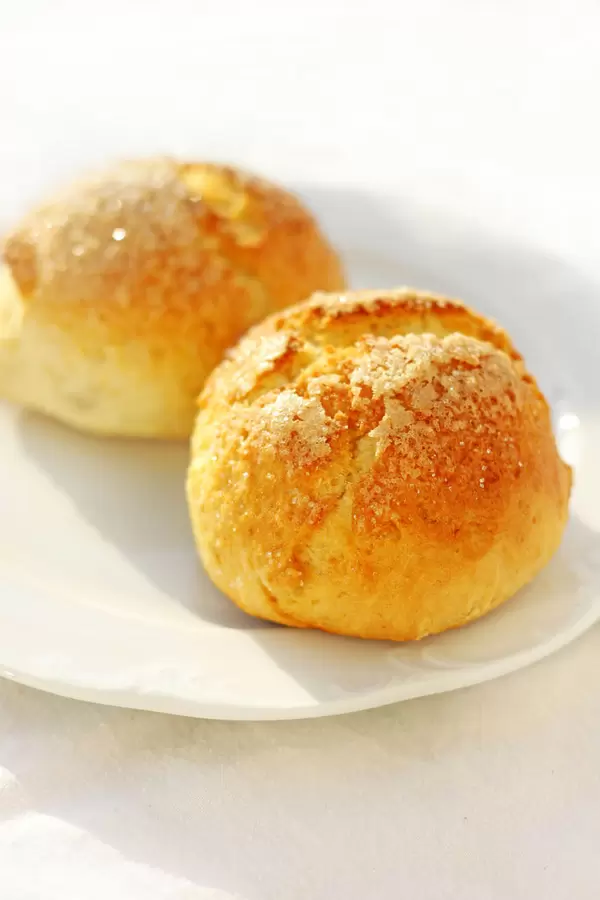 Homemade Cakes With Oranges and Sugar