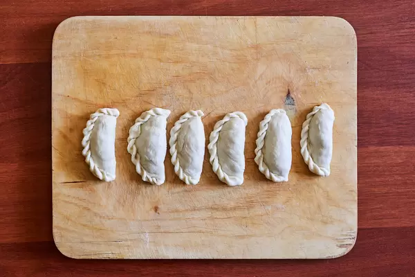 Homemade dumplings pastry tortellini or ravioli