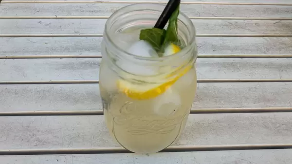 Homemade ginger-lemon lemonade