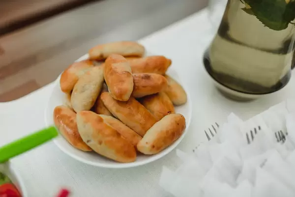 Homemade Small Meat Pies With And  Appetizing Crust