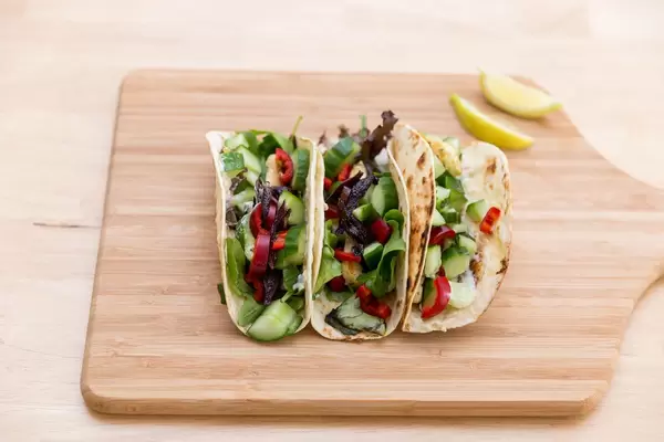 Hot halloumi tacos by Hellofresh