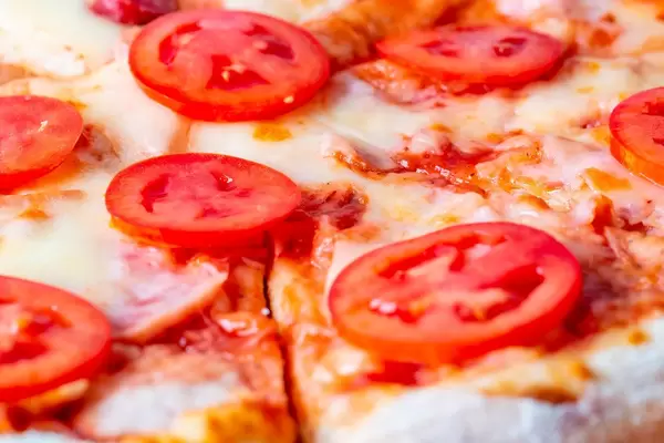 Hot Homemade Pizza Ready to Eat