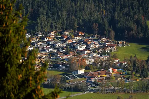 Houses at the mountains, Ellmau, Austria (Flip 2019)