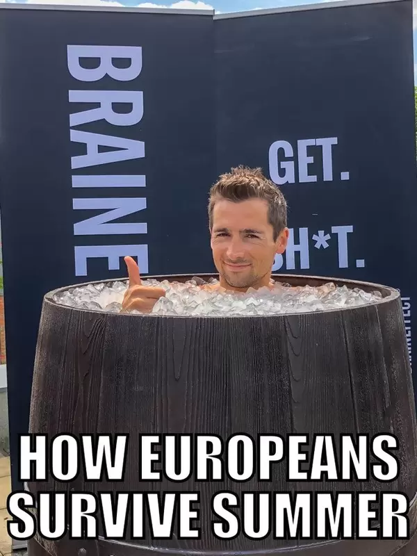 How europeans survive summer