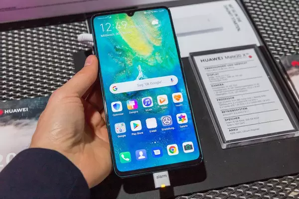 Huawei Mate 20X 5G ausgestellt auf der Digital X in Köln