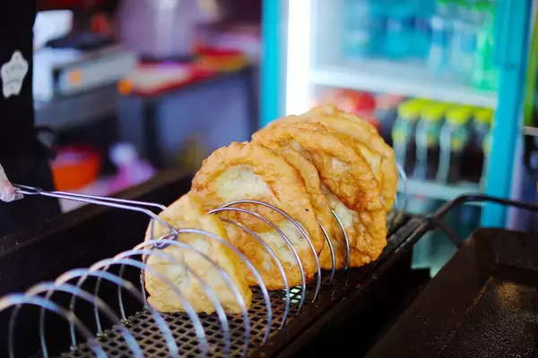 Hungarian Langos at Christmas market (Flip 2019)