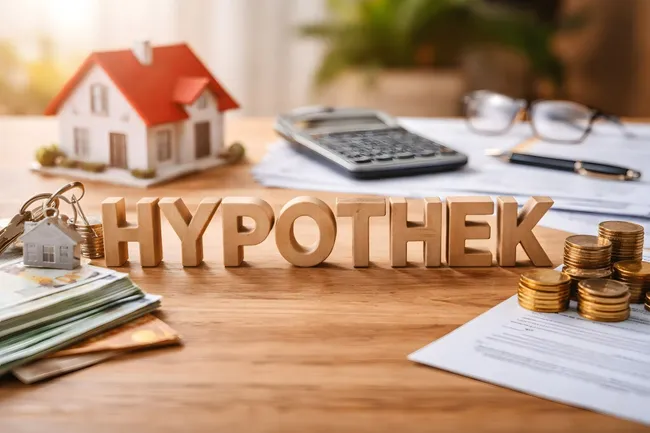 Hypothek und Immobilienfinanzierung - Symbolbild