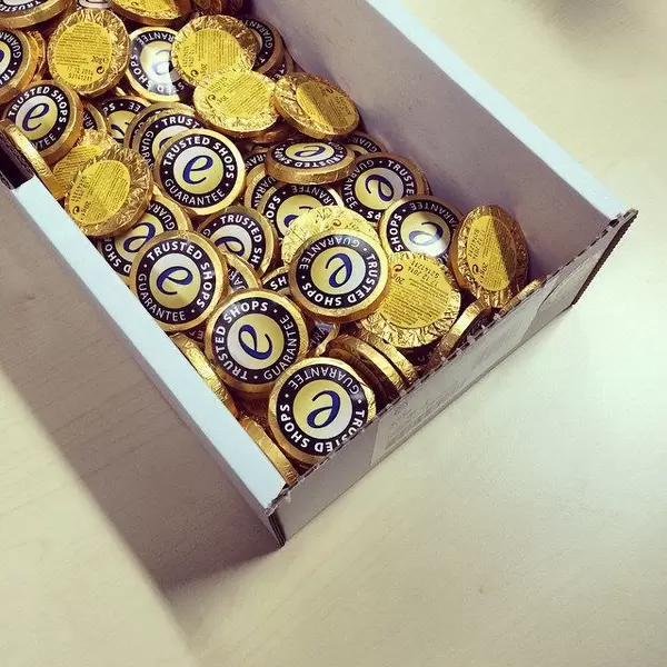I am rich now. #bitcoins #coins #chocolate #gold #sweets #trustedshops