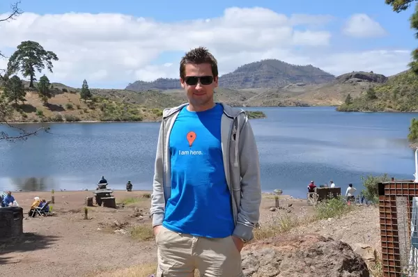 Ich beim Urlaub auf Gran Canaria