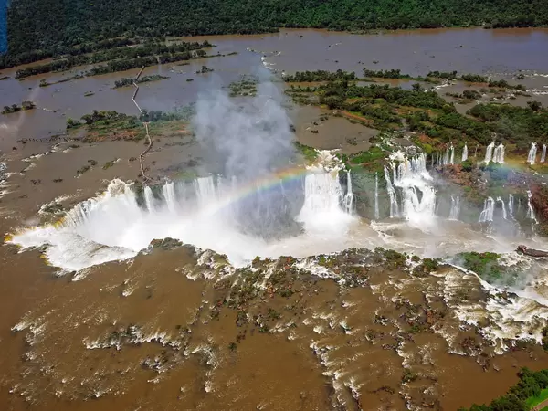 Iguazu Falls complex birdview / Iguazu Falls Komplex Birdview