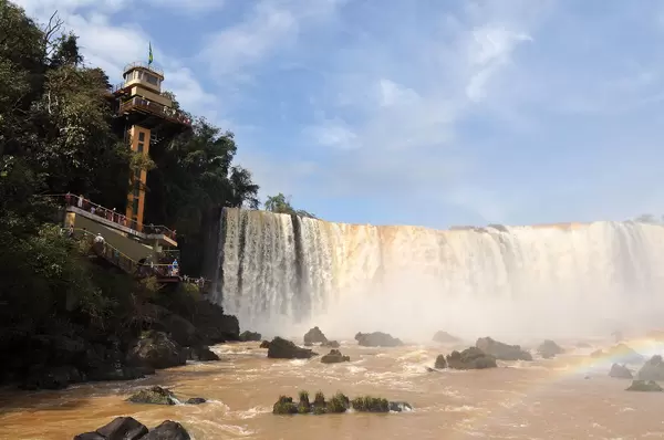 Iguazu-Wasserfälle in Brasilien