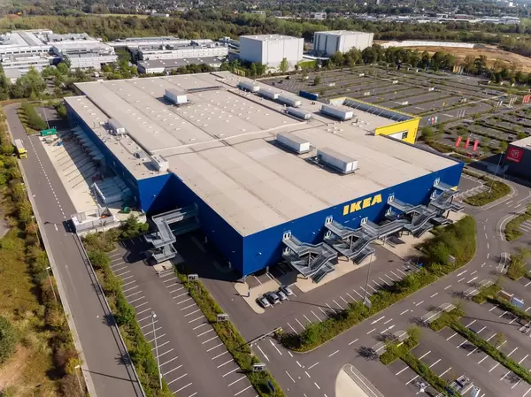 IKEA Butzweilerhof in Köln: Luftaufnahme