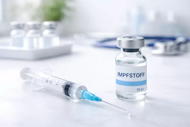 Impfstoff in Labor-Ampulle