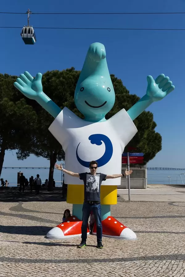 In the flesh in Lisbon, Portugal